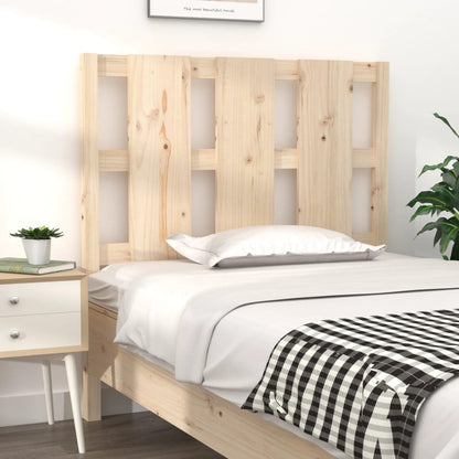 Testiera per Letto 95,5x4x100 cm Legno Massello di Pino - homemem39
