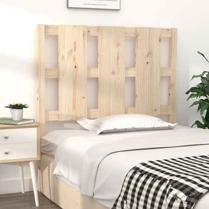 Testiera per Letto 105,5x4x100 cm Legno Massello di Pino - homemem39