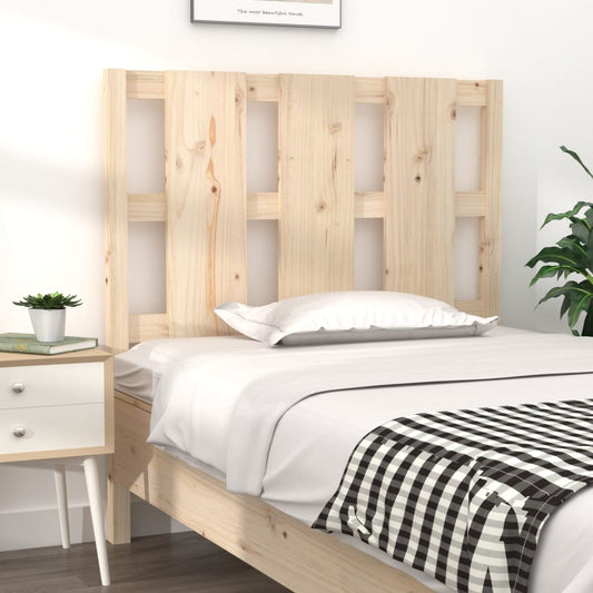 Testiera per Letto 105,5x4x100 cm Legno Massello di Pino - homemem39