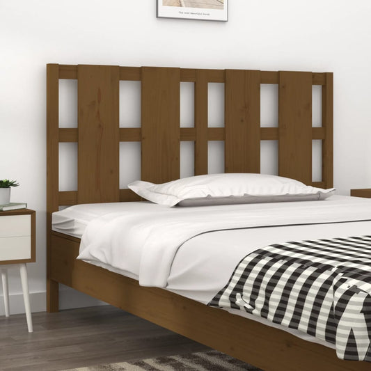 Testiera per Letto ambra 140,5x4x100 cm Legno Massello di Pino - homemem39