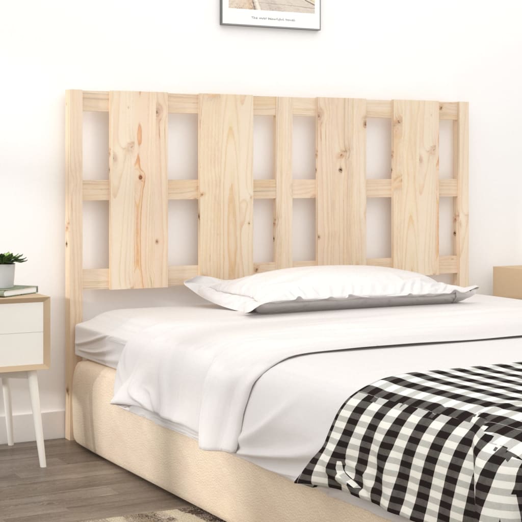 Testiera per Letto 145,5x4x100 cm Legno Massello di Pino - homemem39