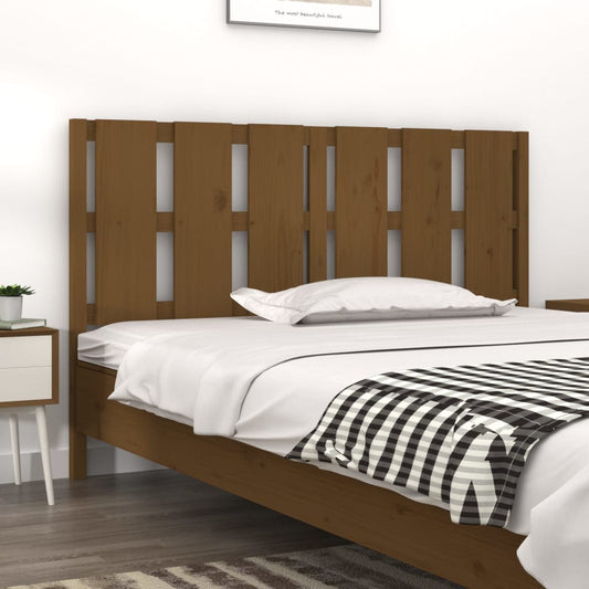 Testiera per Letto ambra 155,5x4x100 cm Legno Massello di Pino - homemem39