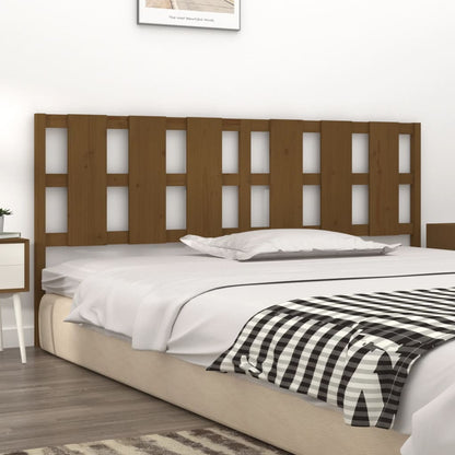 Testiera per Letto ambra 205,5x4x100 cm Legno Massello di Pino - homemem39