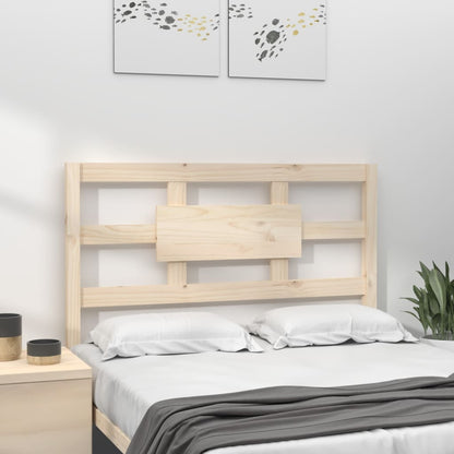 Testiera per Letto 95,5x4x100 cm Legno Massello di Pino - homemem39