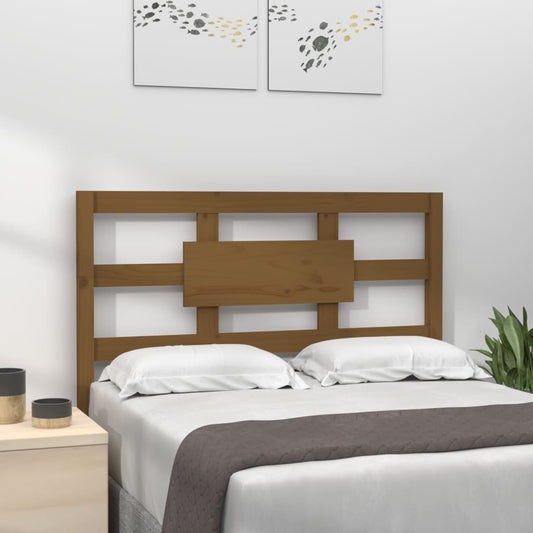 Testiera per Letto ambra 105,5x4x100 cm Legno Massello di Pino - homemem39