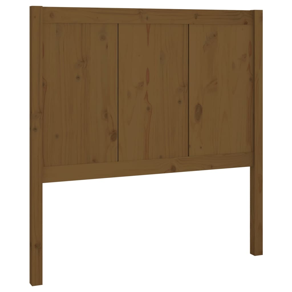Testiera per Letto ambra 95,5x4x100cm in Legno Massello di Pino - homemem39