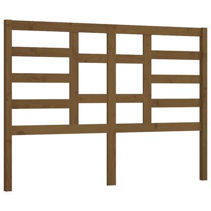 Testiera per Letto ambra 156x4x104 cm in Legno Massello di Pino - homemem39
