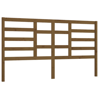 Testiera per Letto ambra 186x4x104 cm in Legno Massello di Pino - homemem39
