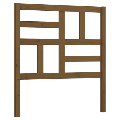 Testiera per Letto ambra 106x4x104 cm in Legno Massello di Pino - homemem39