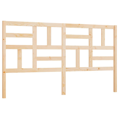 Testiera per Letto 206x4x104 cm in Legno Massello di Pino - homemem39