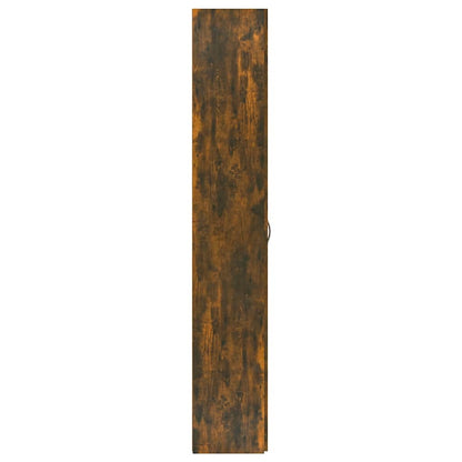 Armadio per Ufficio Rovere Fumo 60x32x190 cm Legno Multistrato - homemem39