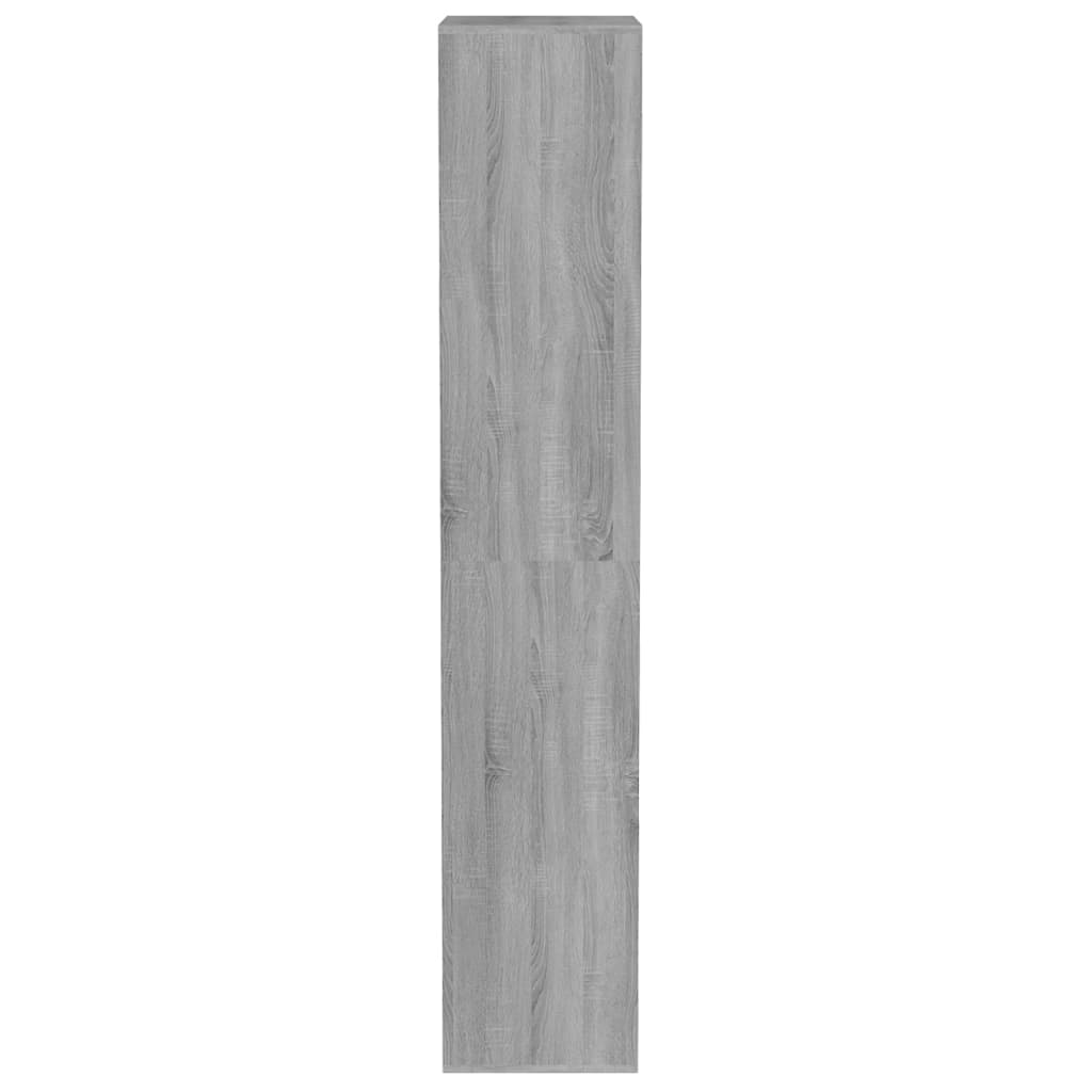 Scarpiera Grigio Sonoma 54x34x183 cm in Legno Multistrato - homemem39