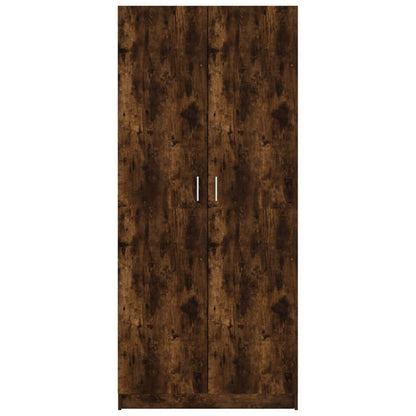 Armadio Rovere Fumo 80x52x180 cm in Legno Multistrato - homemem39