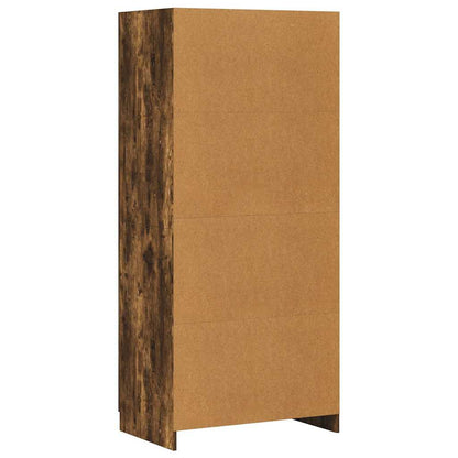 Armadio Rovere Fumo 80x52x180 cm in Legno Multistrato | homemem39