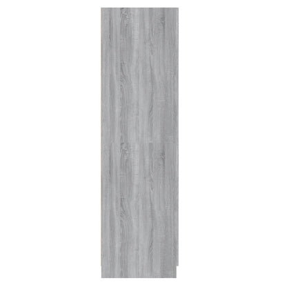 Armadio Grigio Sonoma 80x52x180 cm in Legno Multistrato - homemem39