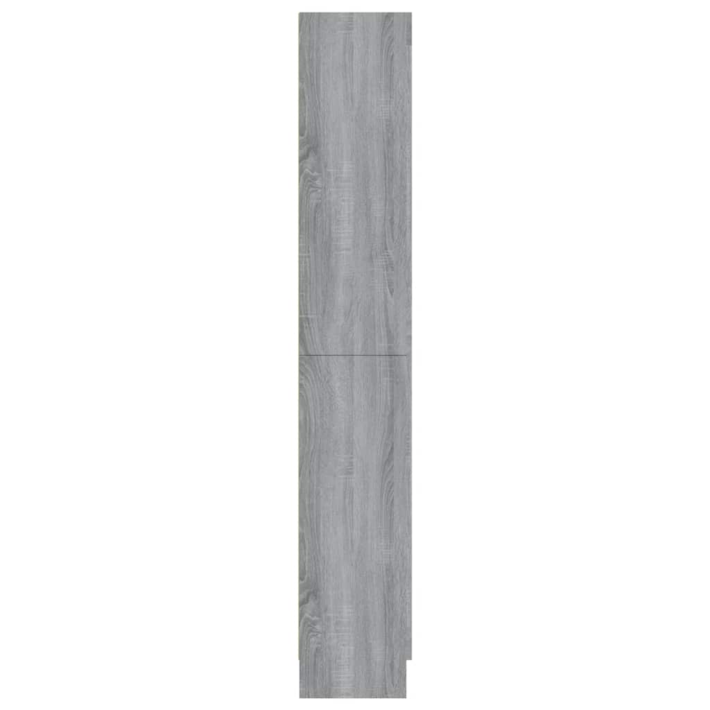Mobile Vetrina Grigio Sonoma 82,5x30,5x185 Legno Multistrato | homemem39