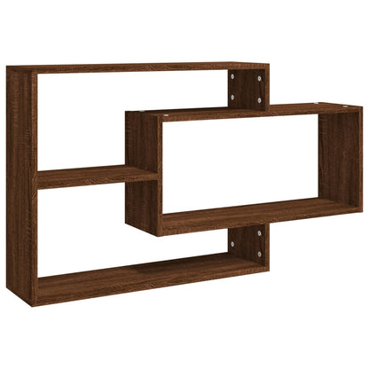 Mensola a Muro Rovere Marrone 104x20x58,5 cm Legno Multistrato | homemem39