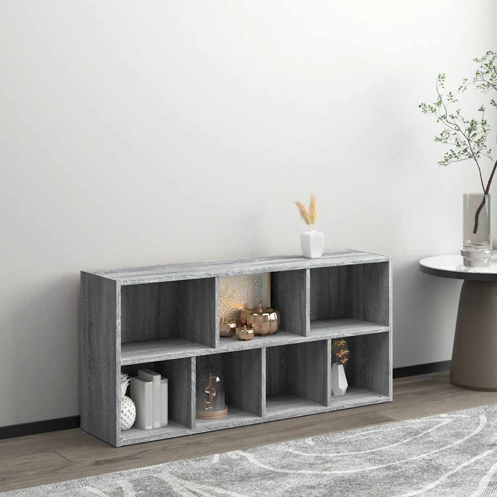 Libreria Grigio Sonoma 50x25x106 cm | homemem39