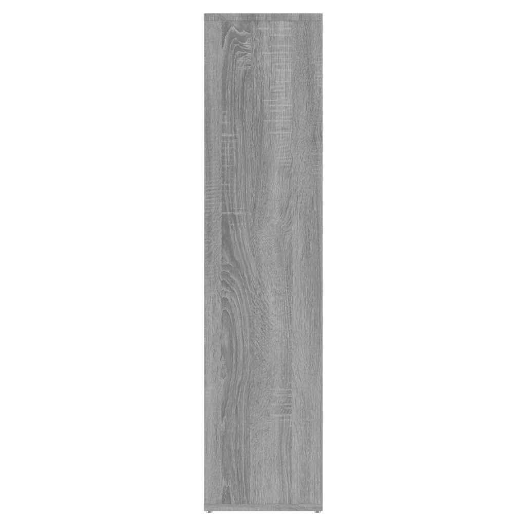 Libreria Grigio Sonoma 50x25x106 cm | homemem39
