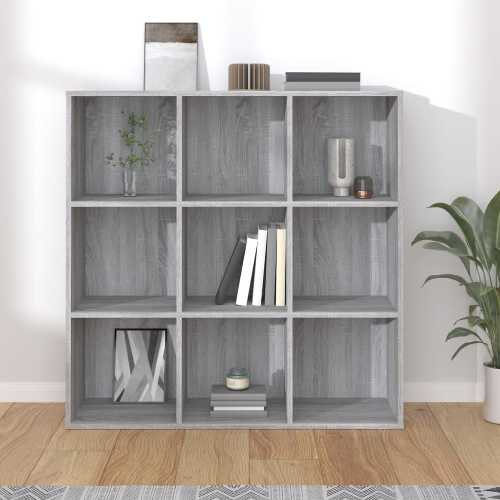Libreria Grigio Sonoma 98x29x97,5 cm | homemem39