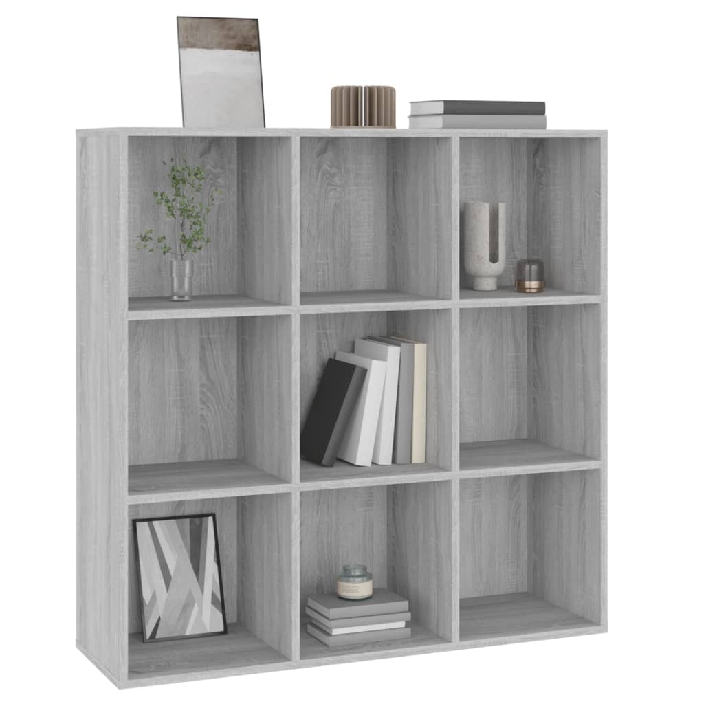 Libreria Grigio Sonoma 98x29x97,5 cm | homemem39
