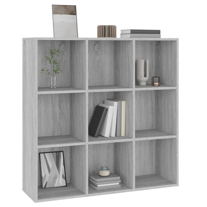 Libreria Grigio Sonoma 98x29x97,5 cm | homemem39