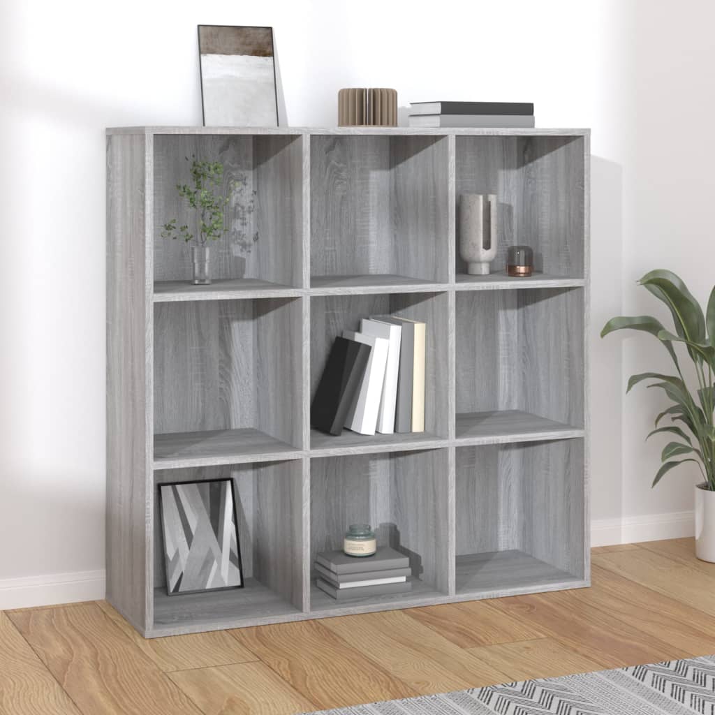Libreria Grigio Sonoma 98x29x97,5 cm | homemem39