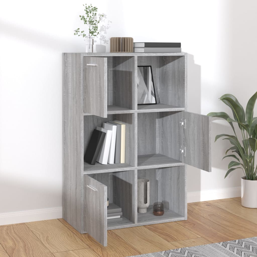 Mobile Contenitore Grigio Sonoma 60x29,5x90 cm | homemem39