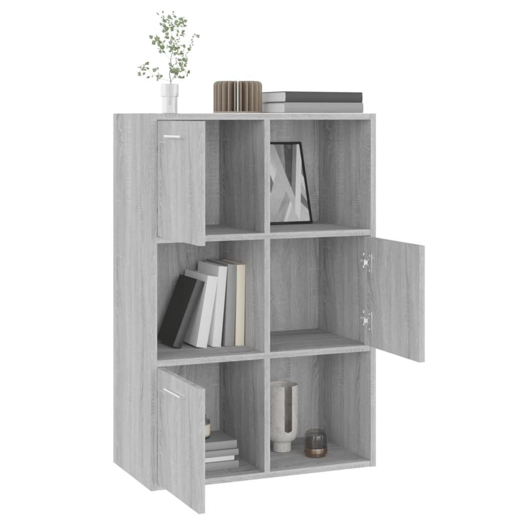 Mobile Contenitore Grigio Sonoma 60x29,5x90 cm | homemem39