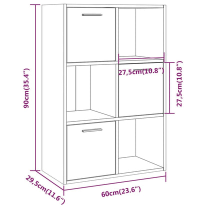 Mobile Contenitore Grigio Sonoma 60x29,5x90 cm | homemem39