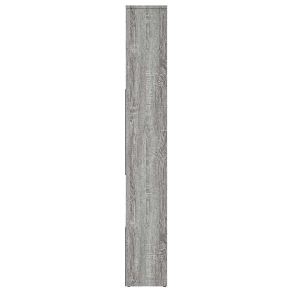 Libreria Grigio Sonoma 67x24x161 cm in Legno Ingegnerizzato