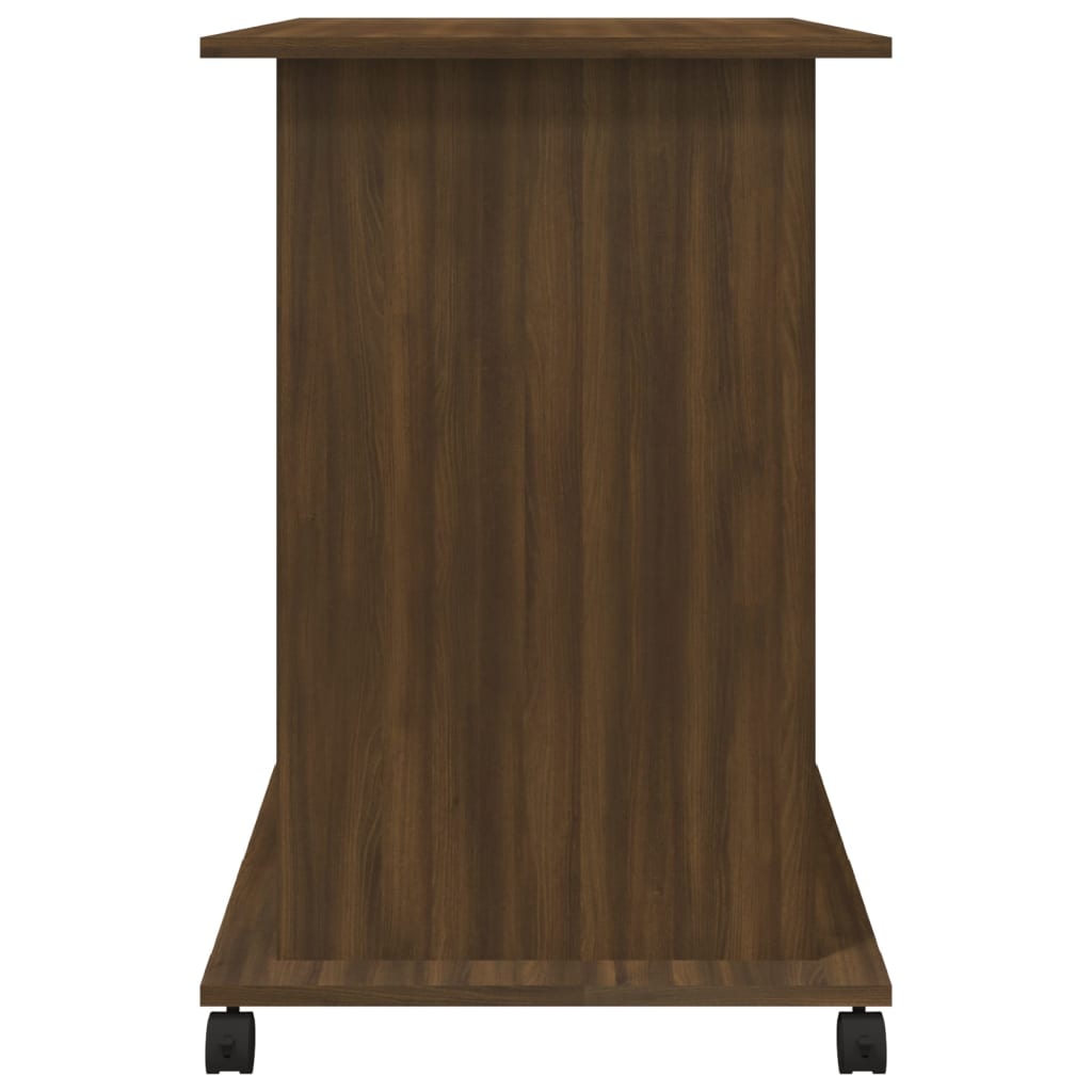 Scrivania Computer Rovere Marrone 80x50x75 cm Legno Multistrato - homemem39