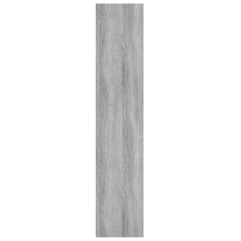 Mensola a Muro Grigio Sonoma 90x16x78 cm in Legno Multistrato | homemem39
