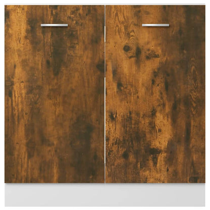 Mobile Sottolavello “Lyon” Rovere Fumo 80x46x81,5 cm - homemem39