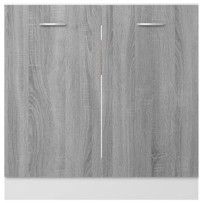 Mobiletto “Lyon” Grigio Sonoma 80x46x81,5 cm - homemem39