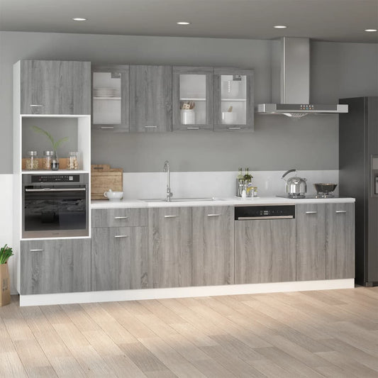 Mobiletto “Lyon” Grigio Sonoma 80x46x81,5 cm - homemem39