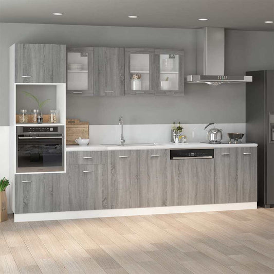 Mobiletto “Lyon” Grigio Sonoma 80x46x81,5 cm