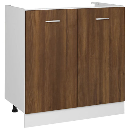 Mobiletto “Lyon” Rovere Marrone 80x46x81,5 cm | homemem39