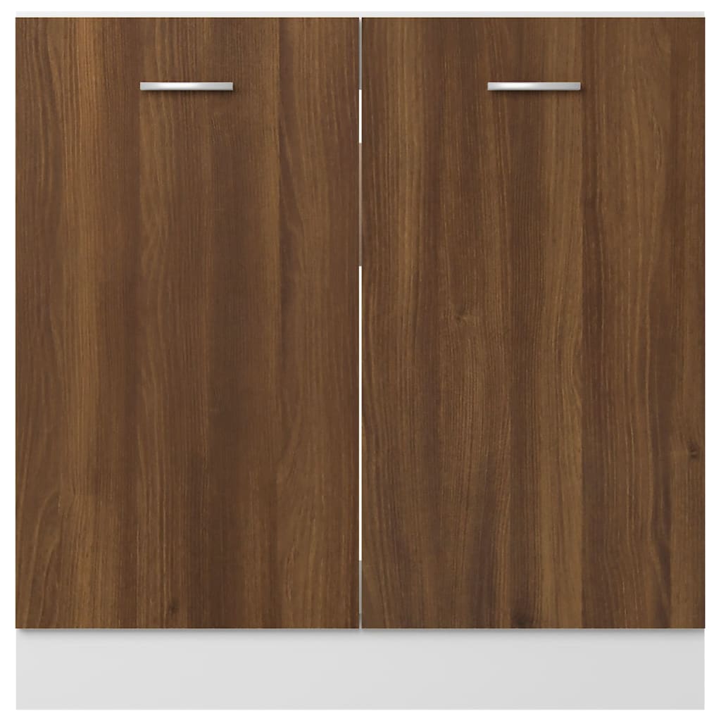 Mobiletto “Lyon” Rovere Marrone 80x46x81,5 cm | homemem39