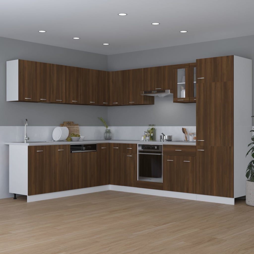 Mobile Pensile “Lyon” Rovere Marrone 80x31x60 cm - homemem39