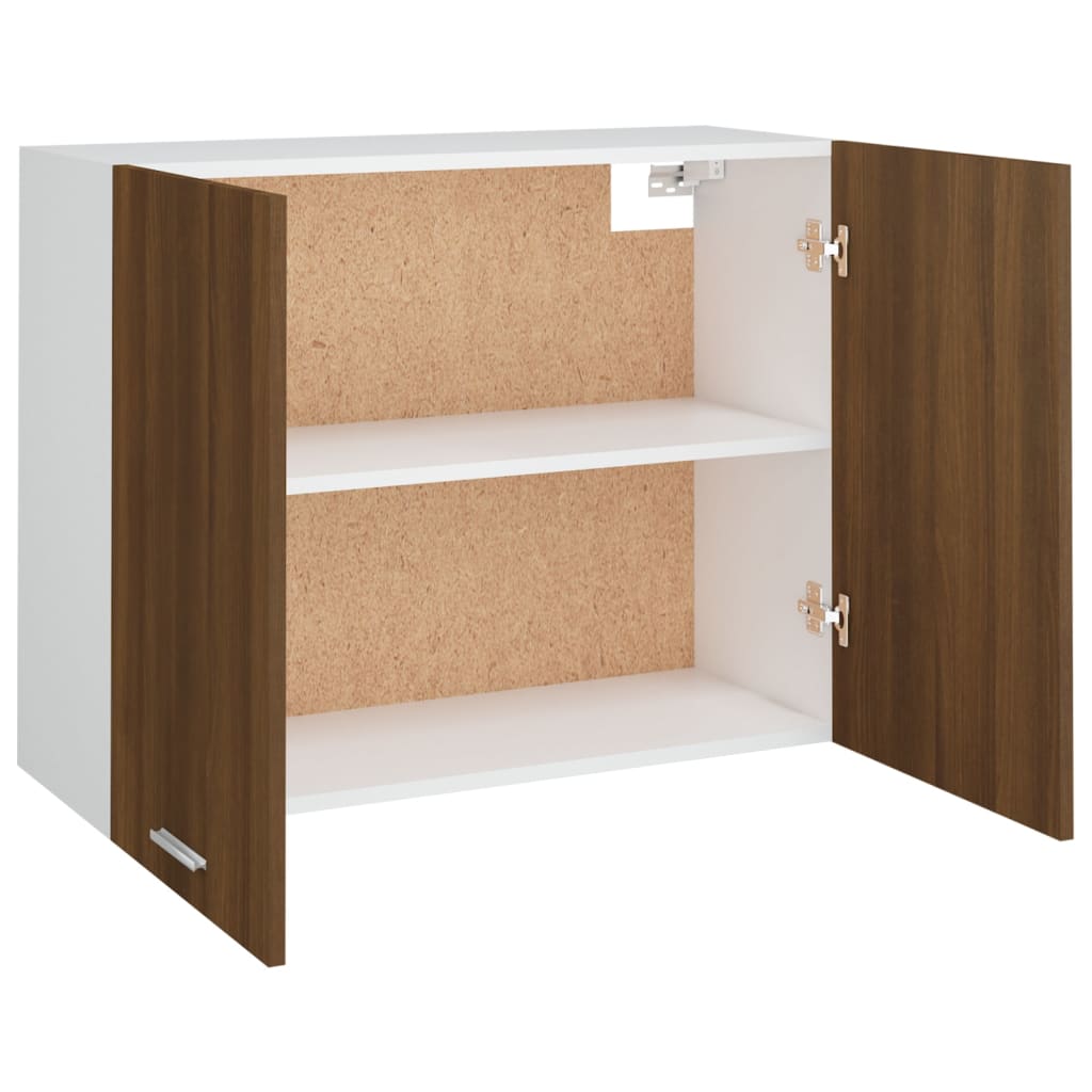 Mobile Pensile “Lyon” Rovere Marrone 80x31x60 cm - homemem39