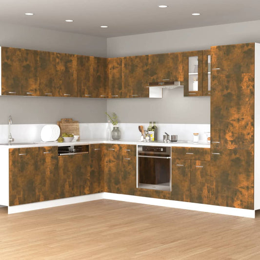 Mobile Pensile “Lyon” Rovere Fumo 60x31x40 cm in - homemem39