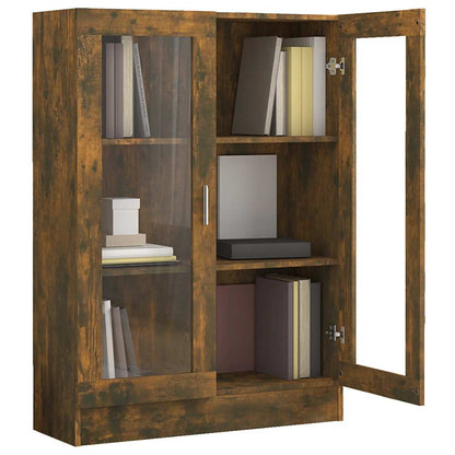 Mobile Vetrina Rovere Fumo 82,5x30,5x115cm in Legno Multistrato | homemem39