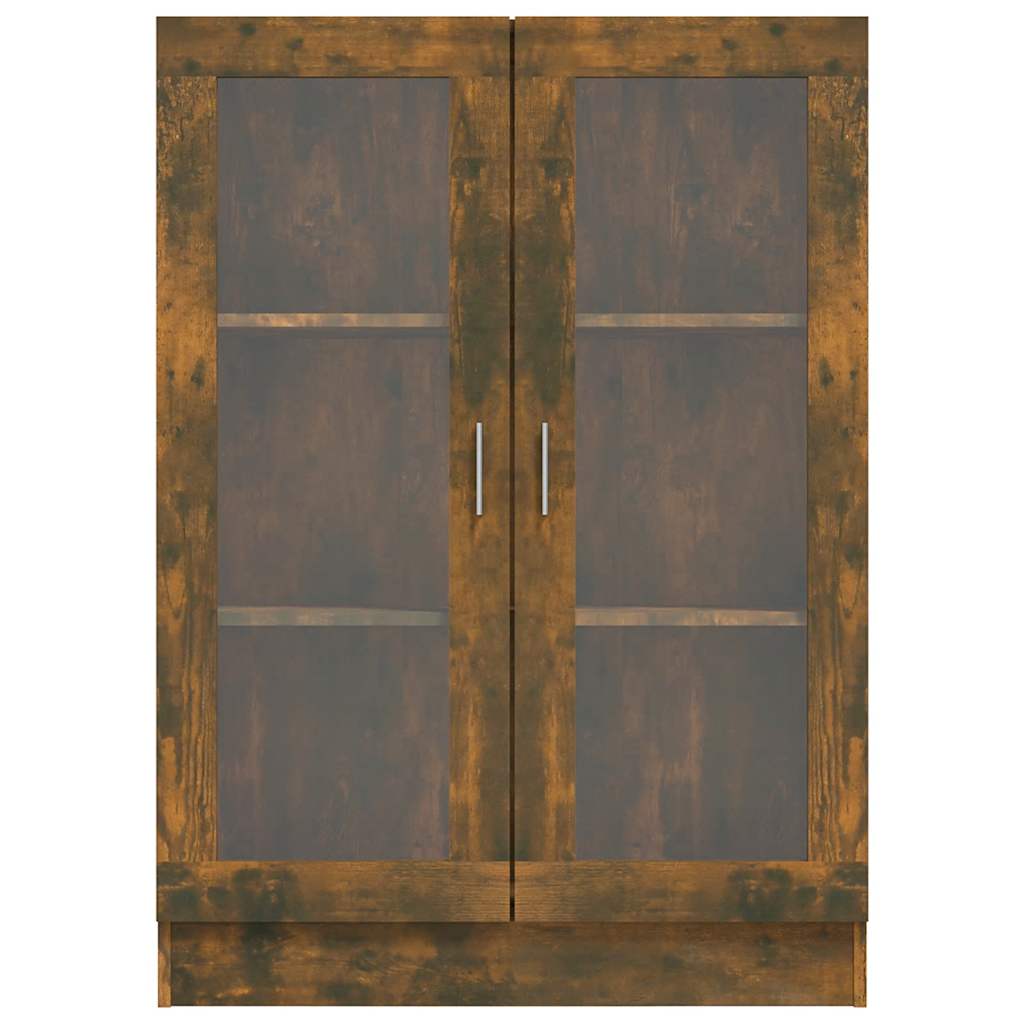 Mobile Vetrina Rovere Fumo 82,5x30,5x115cm in Legno Multistrato | homemem39