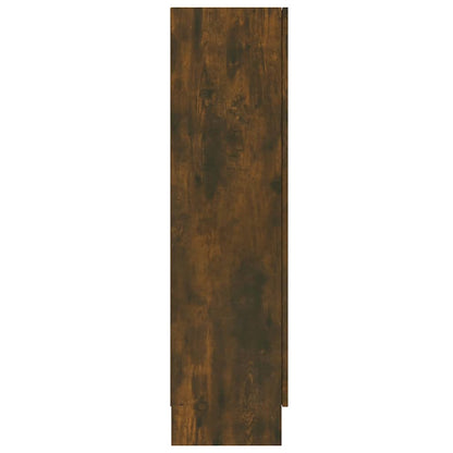 Mobile Vetrina Rovere Fumo 82,5x30,5x115cm in Legno Multistrato | homemem39
