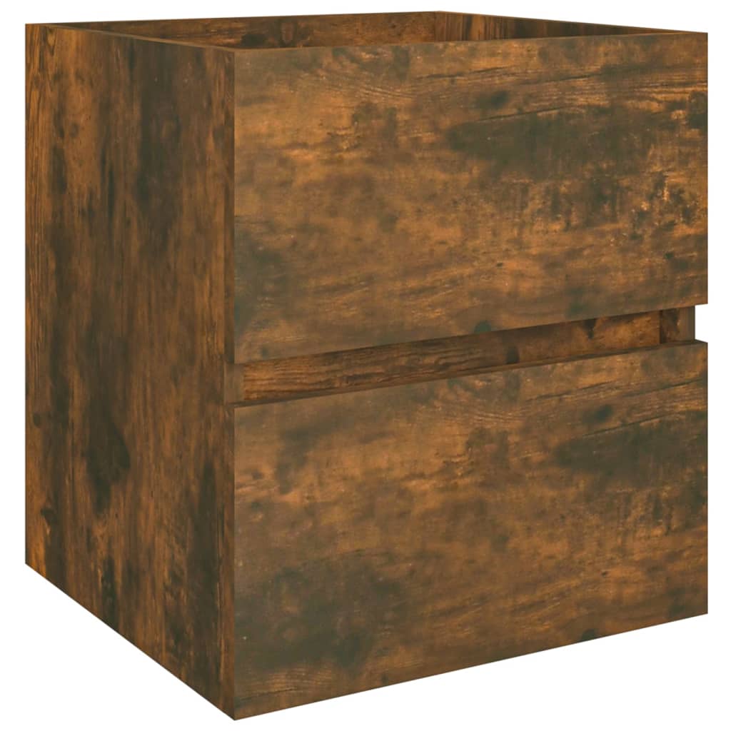 Mobile Lavabo Rovere Fumo 41x38,5x45 cm in Legno Multistrato | homemem39