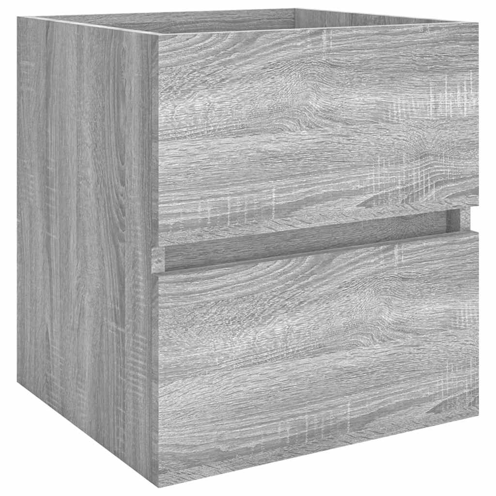 Mobile Lavabo Grigio Sonoma 41x38,5x45 cm in Legno Multistrato | homemem39
