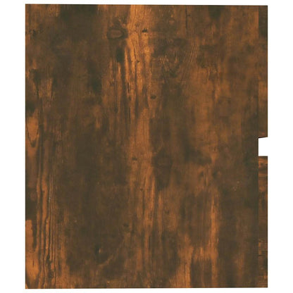 Mobile Lavabo Rovere Fumo 60x38,5x45 cm in Legno Multistrato
