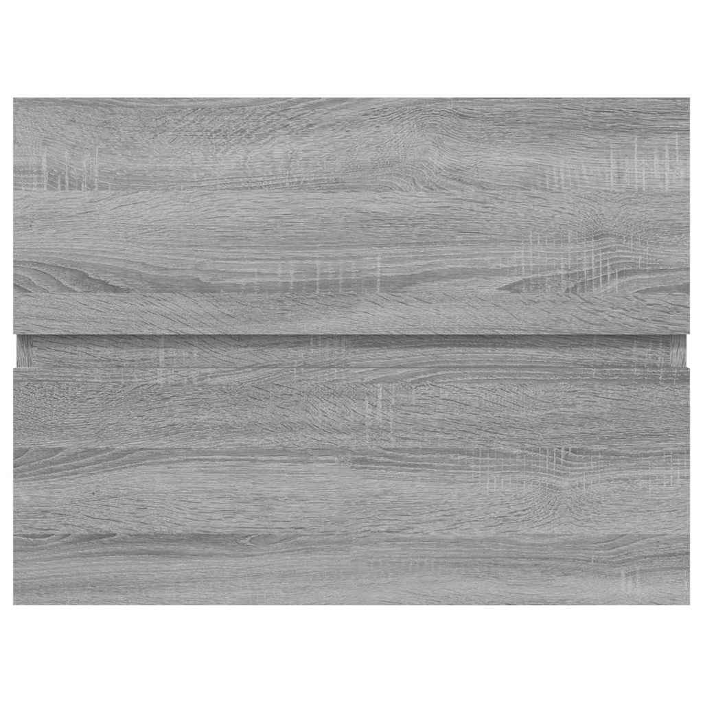 Mobile Lavabo Grigio Sonoma 60x38,5x45 cm in Legno Multistrato | homemem39