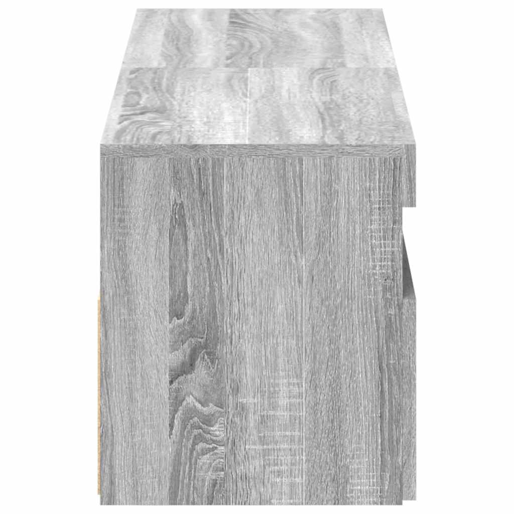 Mobili TV con Luci LED 2 pz Grigio Sonoma 60x35x40 cm - homemem39